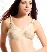 Flourish Cotton Cross Bra
