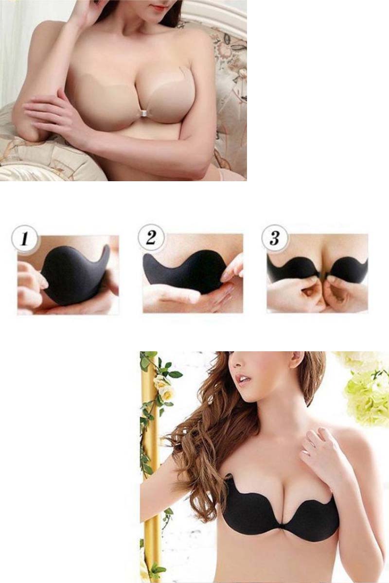 Silicone Push-Up breast enhancer bra buy at