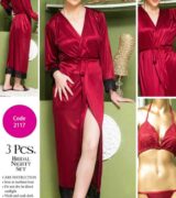 Bridal 3 Pieces Gown Set