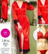 Bridal 3 Pieces Gown Set