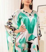 Kaftan Abstract V-Neck