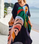 Kaftan V-Neck Maxi